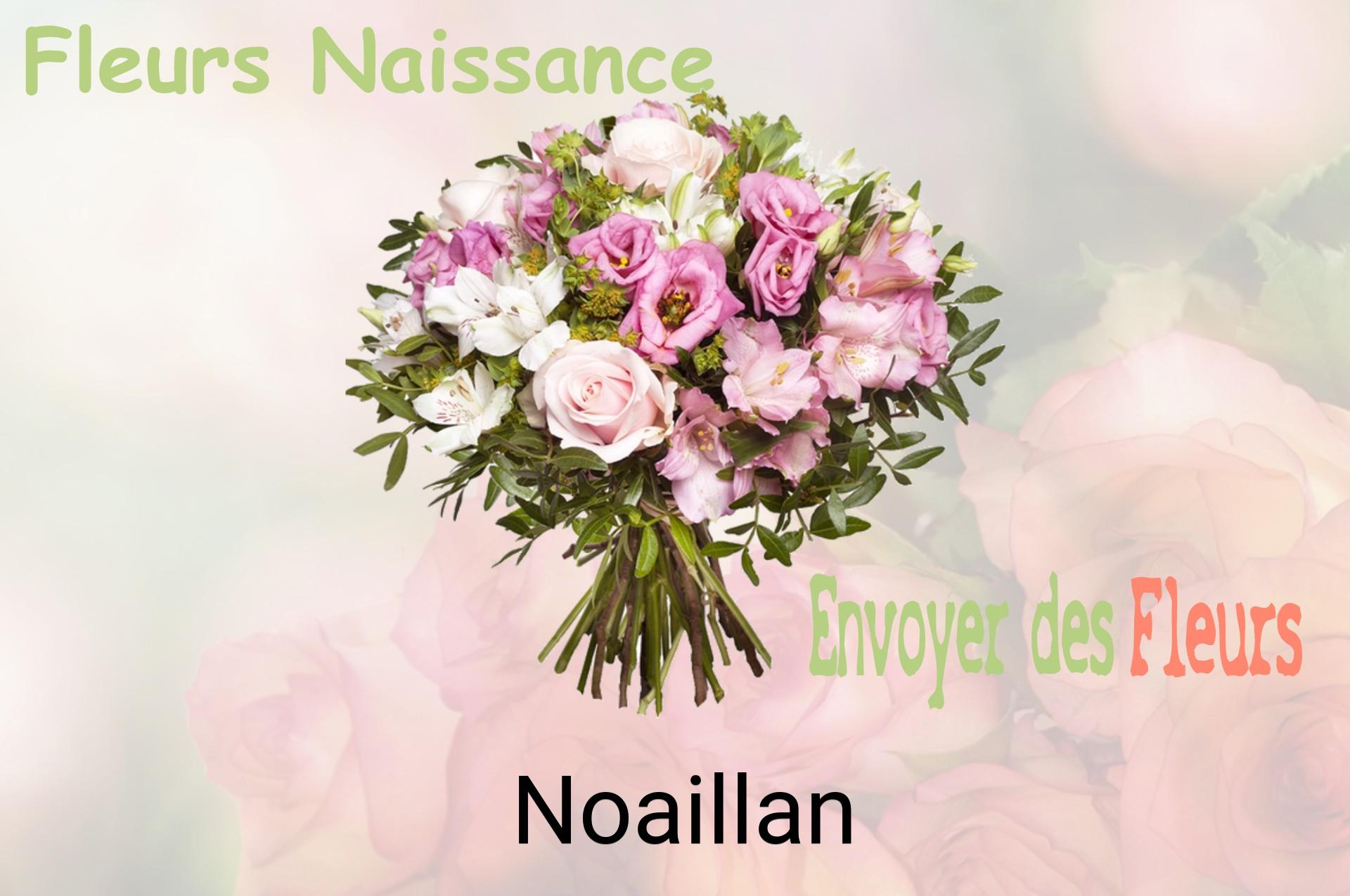 Bouquet de fleurs de naissance livré à Noaillan